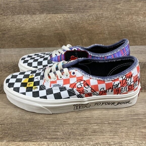Vans Netflix "Stranger Things" Authentic Surfer Boy Mens Sz 6.5 Womens Sz 8 - Picture 4 of 11